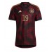 Duitsland Leroy Sane #19 Voetbalkleding Uitshirt WK 2022 Korte Mouwen